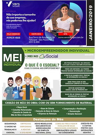 DESTAQUES DO MÊS Redução de Salário e Suspensão de Contrato: Regras, Obrigações e Direitos. Classificação Fiscal de Nota de Retorno de Industrialização Nfe: Veja Como Consultar Nota Fiscal Eletrônica Online IRPJ/CSLL: Tratamento Fiscal na Baixa de Bens Obsoletos.