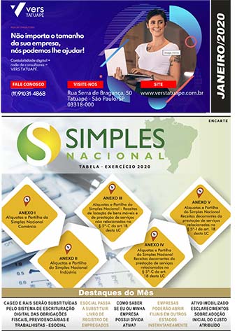 DESTAQUES DO MÊS Redução de Salário e Suspensão de Contrato: Regras, Obrigações e Direitos. Classificação Fiscal de Nota de Retorno de Industrialização Nfe: Veja Como Consultar Nota Fiscal Eletrônica Online IRPJ/CSLL: Tratamento Fiscal na Baixa de Bens Obsoletos.