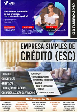 DESTAQUES DO MÊS Redução de Salário e Suspensão de Contrato: Regras, Obrigações e Direitos. Classificação Fiscal de Nota de Retorno de Industrialização Nfe: Veja Como Consultar Nota Fiscal Eletrônica Online IRPJ/CSLL: Tratamento Fiscal na Baixa de Bens Obsoletos.